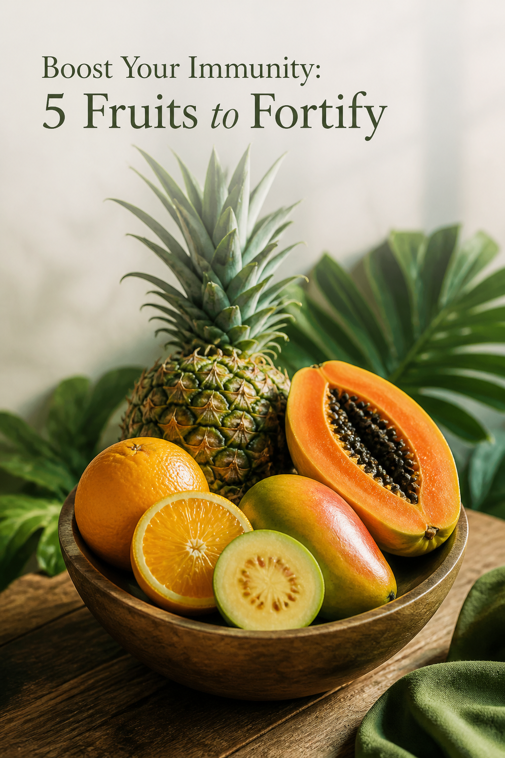 Boost Your Immunity: 5 Fruits to Fortify