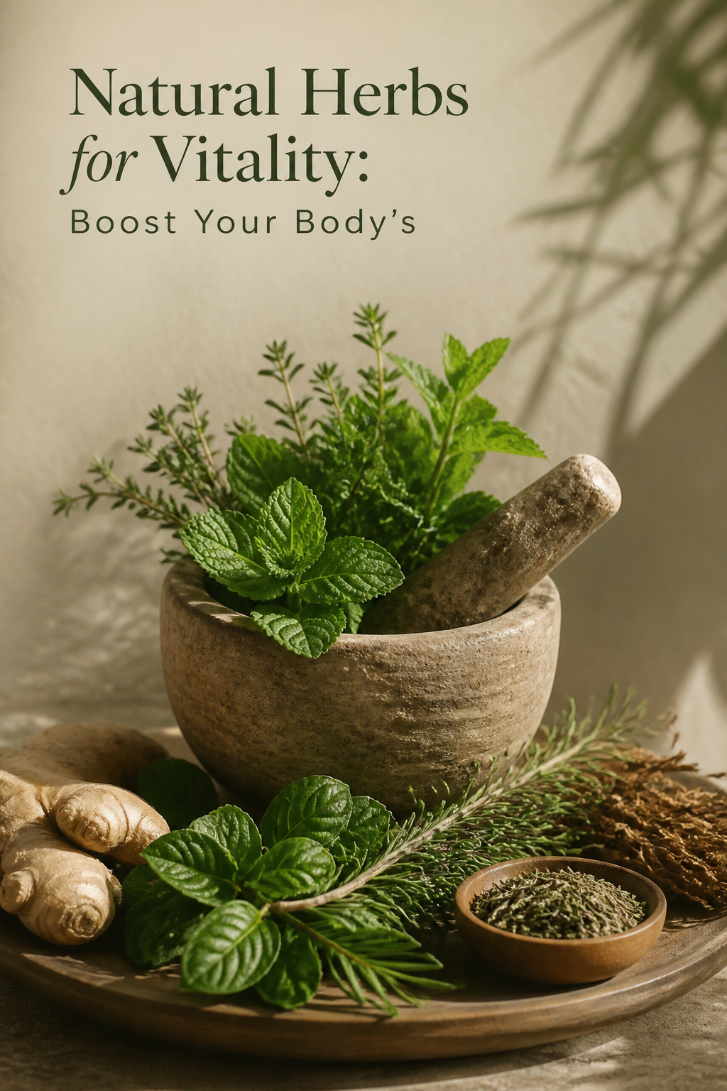 Natural Herbs for Vitality: Boost Your Body's