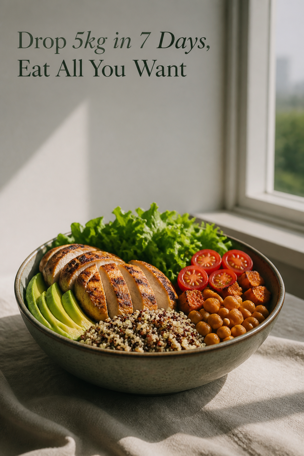 Drop 5kg in 7 Days, Eat All You Want