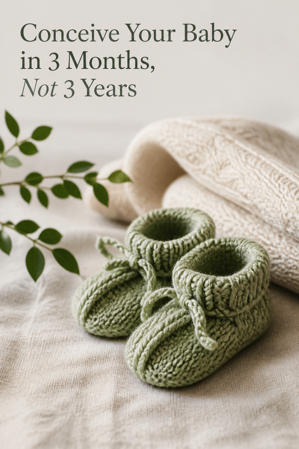 Conceive Your Baby in 3 Months, Not 3 Years