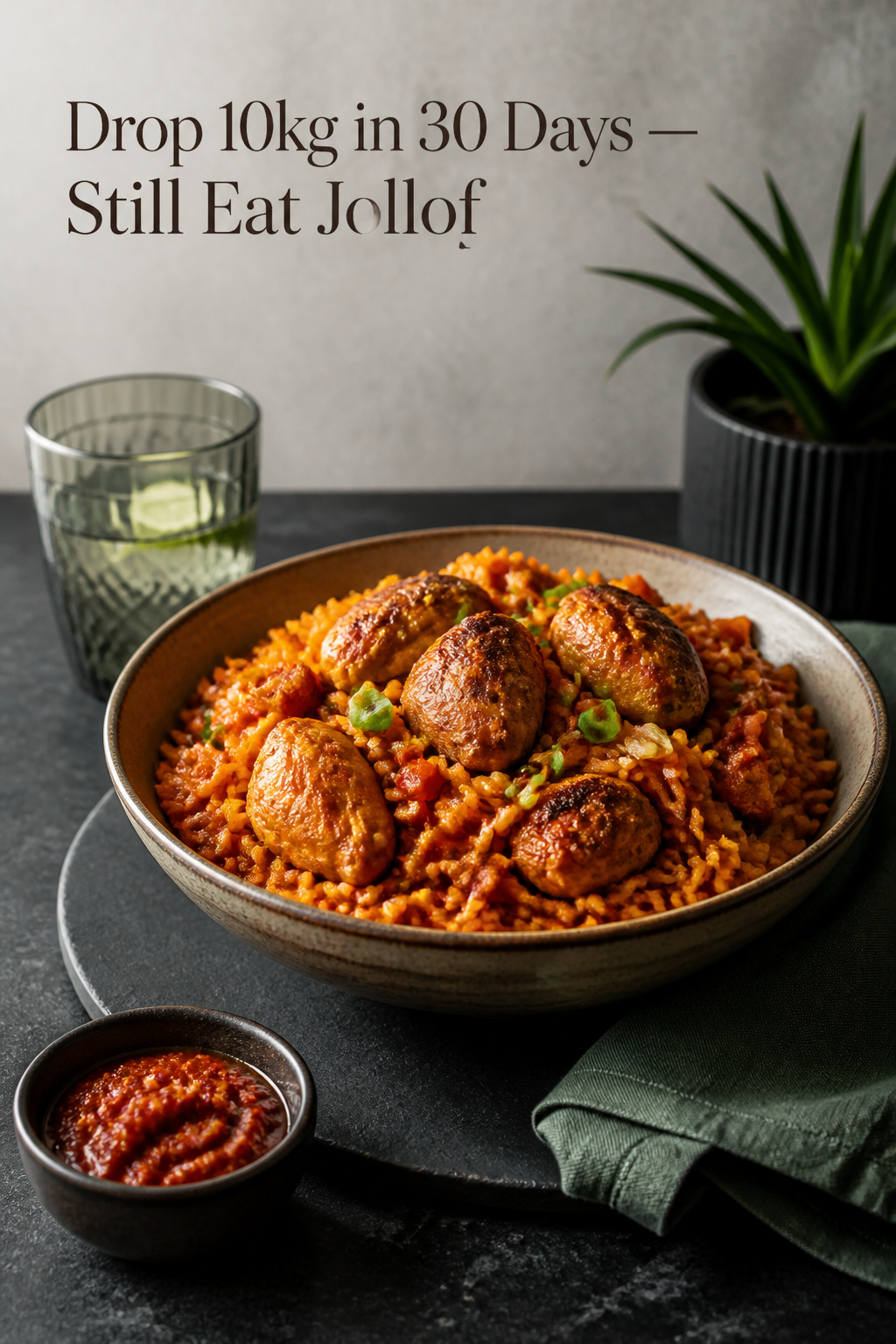 Drop 10kg in 30 Days — Still Eat Jollof