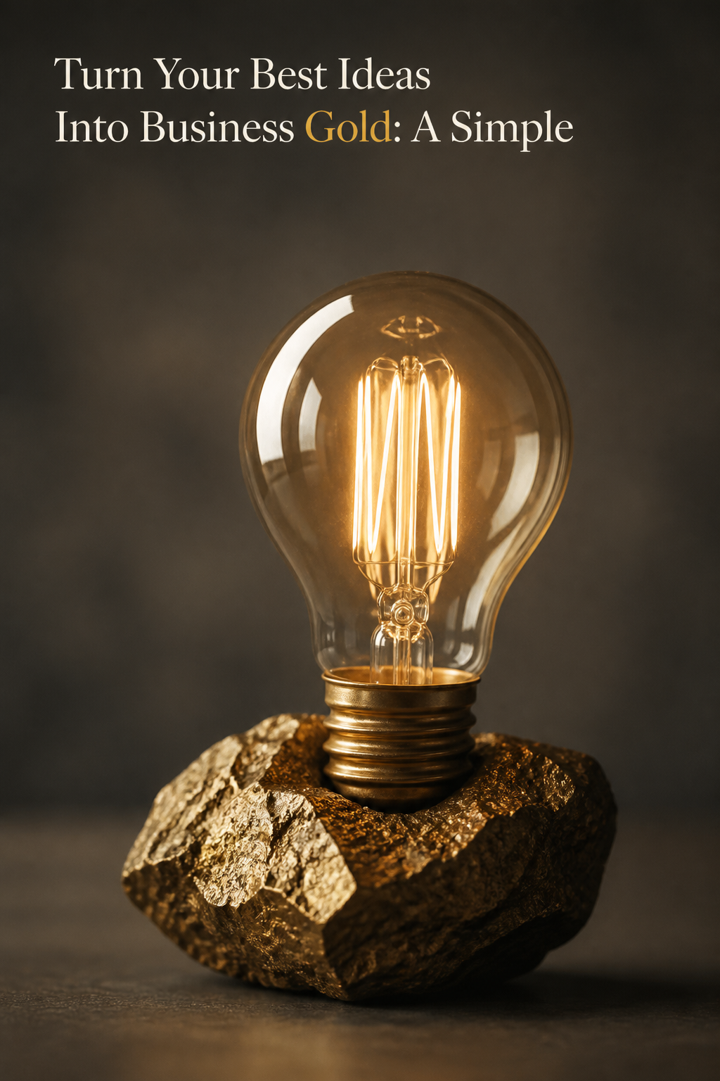 Turn Your Best Ideas Into Business Gold: A Simple