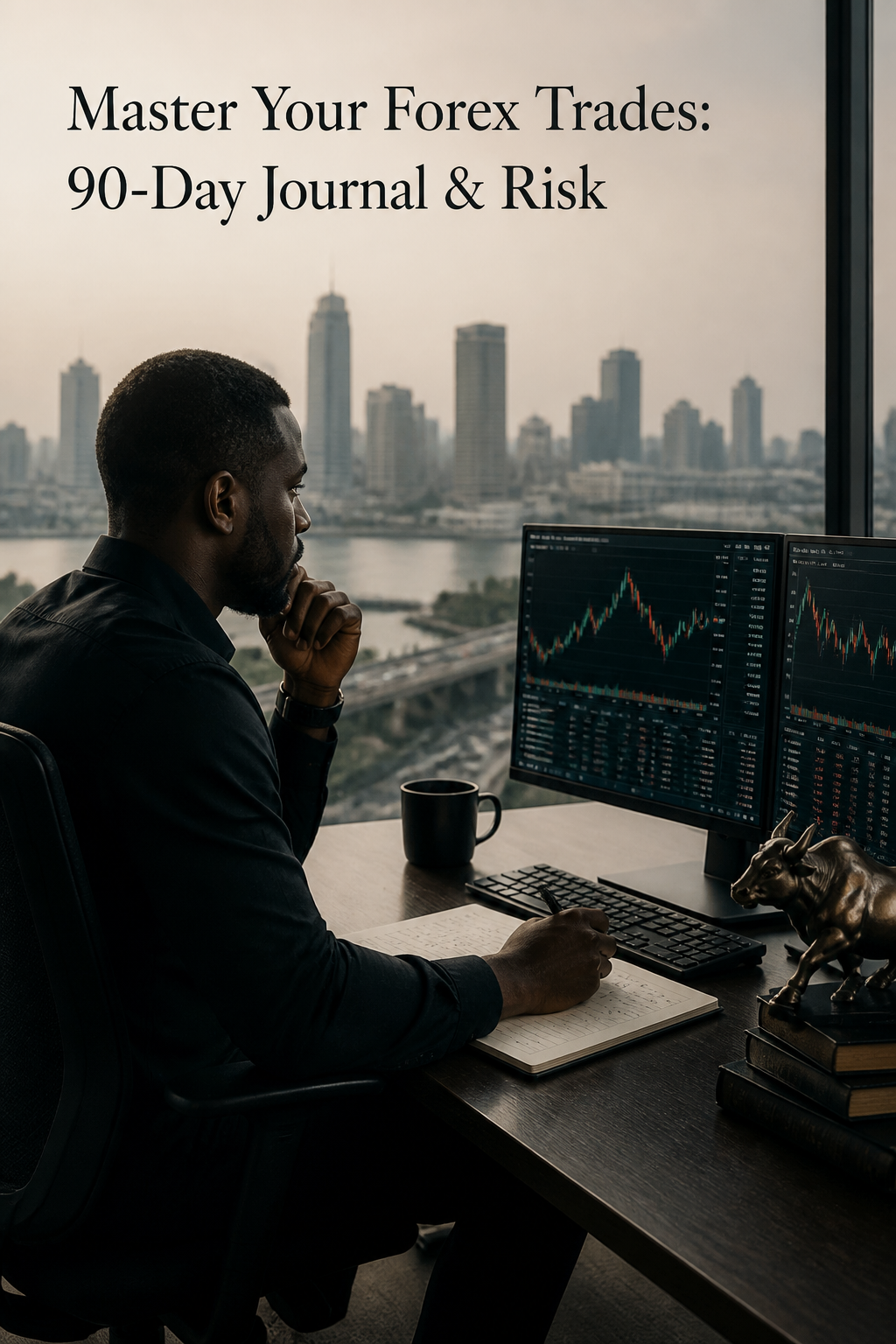 Master Your Forex Trades: 90-Day Journal & Risk